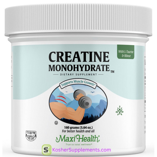 Maxi Health Creatine Monohydrate 5.64 oz kosher supplement powder